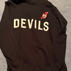 DEVILS Black Pullover Hoodie -Sweatshirt